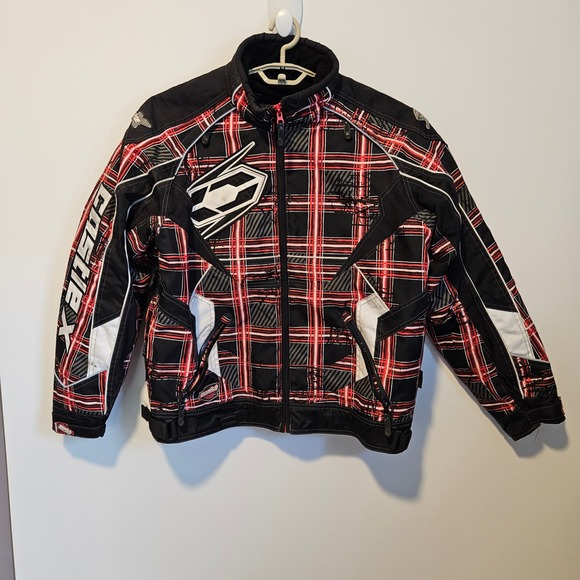 Castle X Other - Castle X Racewear Snowmobile Jacket Mens M Red Black Reissa Hitena Winter
